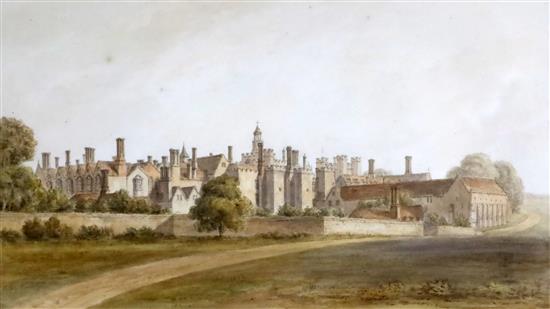 John (1770-1851) and John Chessel (1793-1894) Buckler South View of Knowle (sic) from the Garden & North East View of Knowle